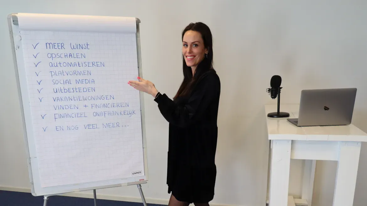 Nikki geeft online training over vakantieverhuur